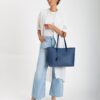 10003 TOTE MONOGRAM BLUE