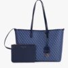 10004 TOTE MONOGRAM BLUE