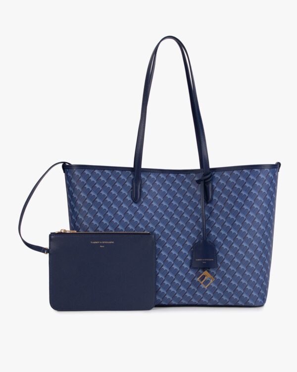 10004 TOTE MONOGRAM BLUE